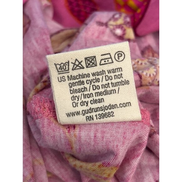 NWT Gudrun Sjöden Women's Pink Jersey Dress Spirit Large Lagenlook Fallcore - Picture 7 of 7